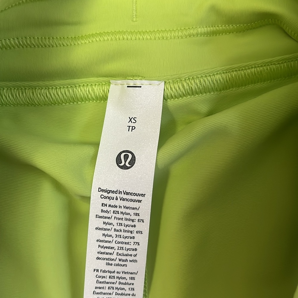 Lululemon Athletica Lime Green Skort - Picture 2 of 4